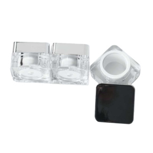 5g Round PS Nail Gel Jars - Opaque Inner Pot Plastic Containers for Color Gel Storage Wholesale
